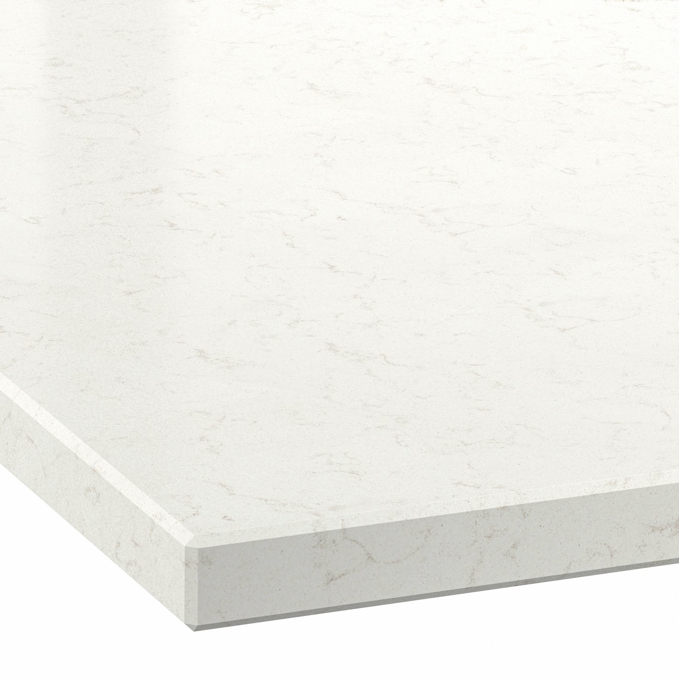 Image of 306-168-17 LOCKEBO White/Grey Live Marble Effect Glass Composite (3cm) starting at $100/LF